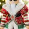 Glitzhome® 20"H Faux Fur Christmas Nutcracker Figurine